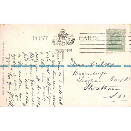 R091892 Old Postcard. Seat. Max Ettlinger. Royal. 1908