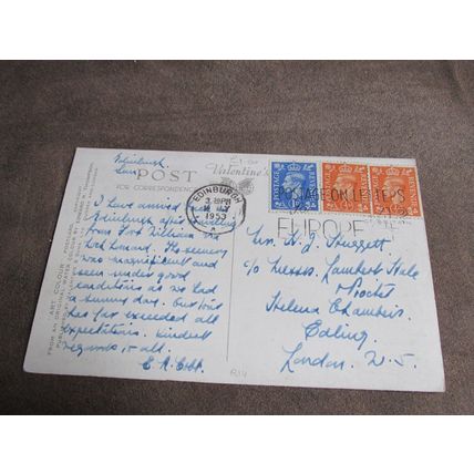 Valentines Art Postcard - Ben Nevis / Fort William - Artist Edward Thompson N2