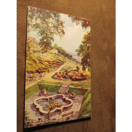 Valentines Postcard - Castle Dene, Berwick On Tweed - Artist E.W Trick A1737
