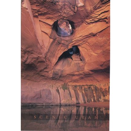 Neon Canyon Utah United States Postcard unused VGC