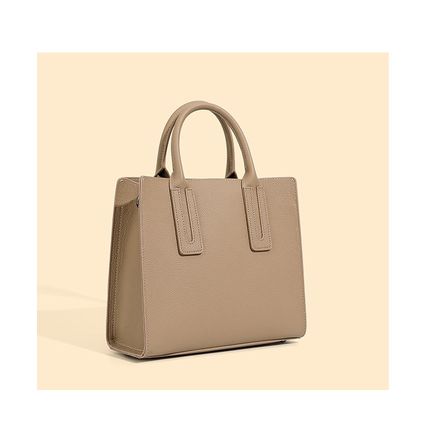 Genuine Leather Women Top Handle Straw Crossbody Bags Grey