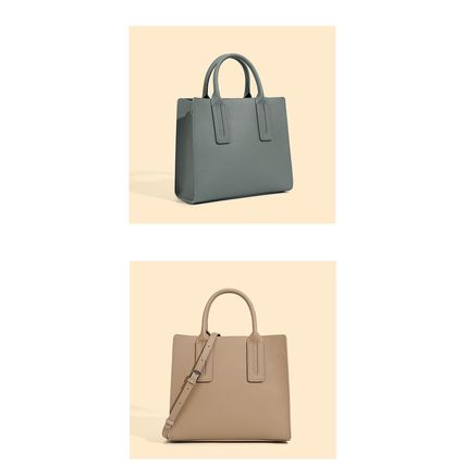 Genuine Leather Women Top Handle Straw Crossbody Bags Grey