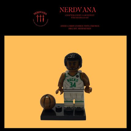 Minifigure Blocks NBA Basketball Milwaukee Bucks Antetokounmpo