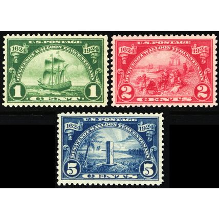 614-16, Mint VF NH Set of Three Stamps - Very Fresh! * Stuart Katz