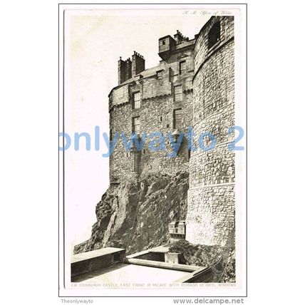 EDINBURGH CASTLE, EAST FRONT OF PALACE, SCOTLAND, 1920s?, Postcard