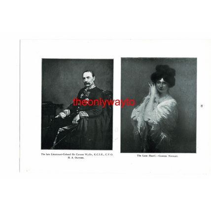 Romanian Children And A Princess (Lace Shawl, Reverse), Book Illustration, 1910