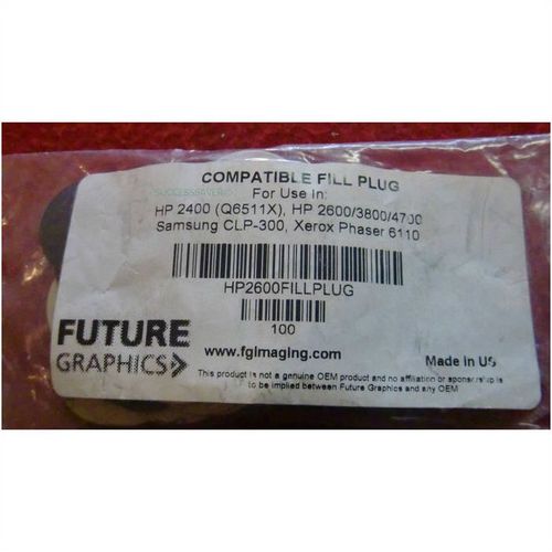 1000 Pack Fill Hole Plug Compatible, Samsung, Xerox, HP1600, HP2400, HP2600