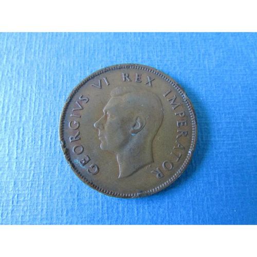 1941 GEORGE VI SOUTH AFRICA ONE PENNY. AAY