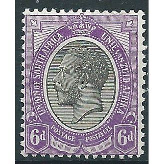 South Africa 1913 SG11 3d Black & Violet Mounted Mint ....