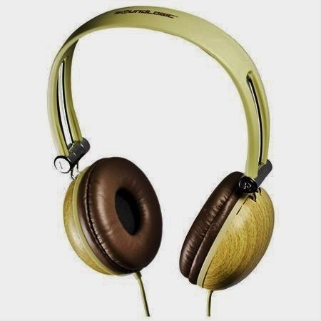 SoundLogic Wooden Stereo Headphones Light Brown - 087423