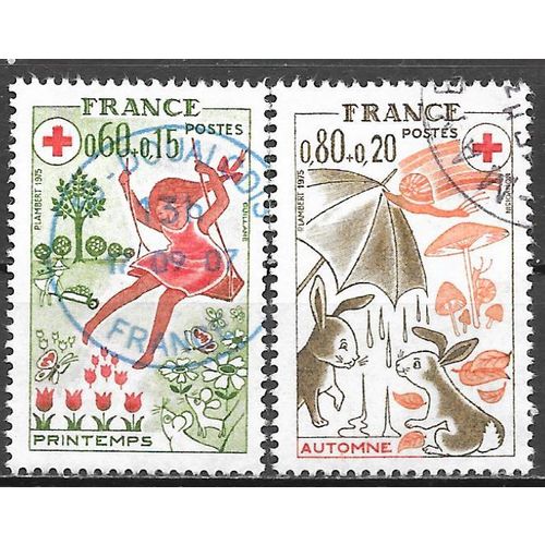 FRANCE N° 1860/61 YVERT OBLITERE ( USED )
