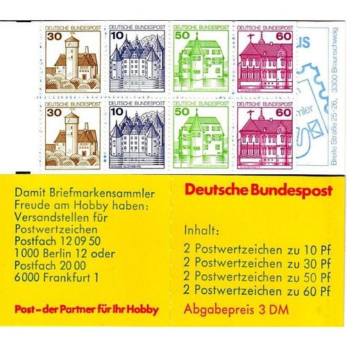 GERMANY BUND Markenheft MH 23 a ( **/mnh )