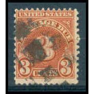 Used J82 3c Postage Due Average WA1352