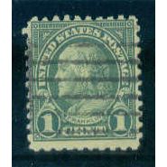 Used 581 1c Benjamin Franklin Average A16338