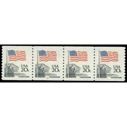 1895a 20c U.S. Flag Very Fine MNH SG PNC 10/4 G0901
