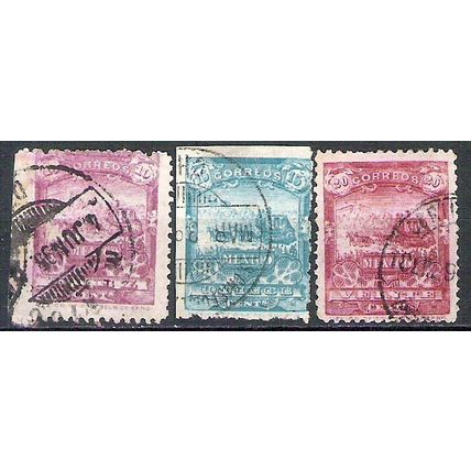 Mexico ( Mexique ) N° 138 140 141 YVERT OBLITERE ( USED )