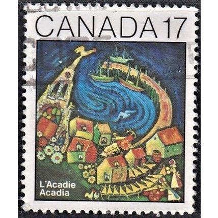 CANADA, 1981 17c Acadian Congress, SG 1021 (Scott #898), used