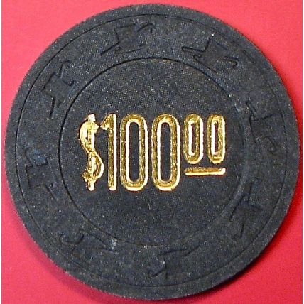 MEL Card Room. $100 Vintage Casino Chip. San Rafael, CA. Q17.