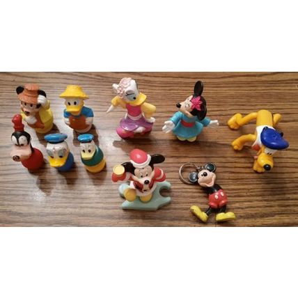 Lot of 10 Disney Mickey Mouse & Friends PVC / Little People FREE Shipping