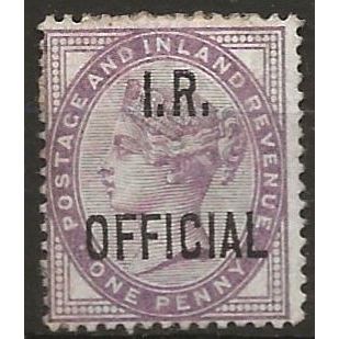 1882 O3 1d Lilac Inland Revenue Official Very Fine Used ..