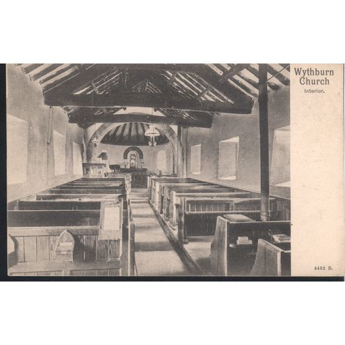 Vintage PC - Wythburn Church Interior - Thirlmere / Keswick, Cumbria