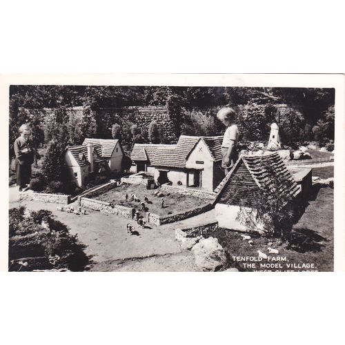 The Model Village West Cliff including Children Ramsgate Kent Postcard (KEN72941