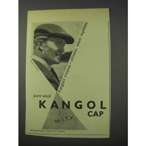 1959 Kangol Cap Ad - Silicone, Water Repellent