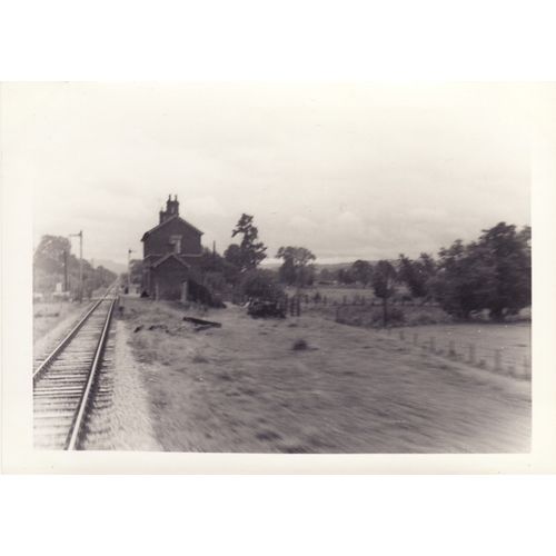 Railway Station Photo Llanrhaiadr 1961 LNWR LMS Closed 1953 Denbigh - Corwen