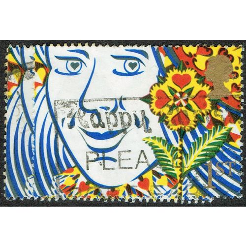 1991 Greetings Smiles (4th Series) 1st Multicoloured SG1558 GU