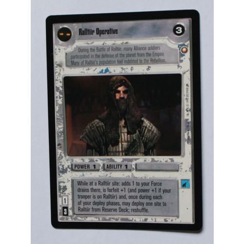 Star Wars CCG: Special Edition Limited # Ralltiir Operative (A) 1998 light