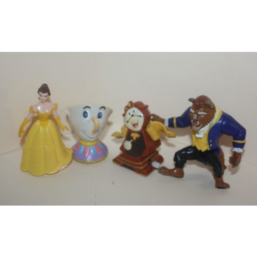 1991 Burger King Disney's Beauty & the Beast Complete Set of 4