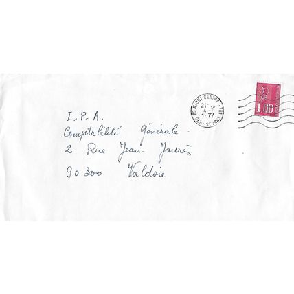 79 Niort Centre de Tri Deux-Sèvres (4th July 1977)