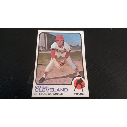 1973 Topps Card # 104 Reggie Cleveland VG-Ex (4) St Louis Cardinals