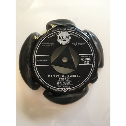 EARTHA KITT VINYL SINGLE BOWL