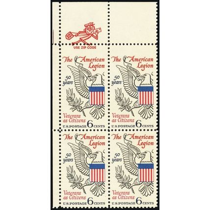 1369, Zip Block Top Stamps Are Extra Large With Part "ZIP" Captured Stuart Katz