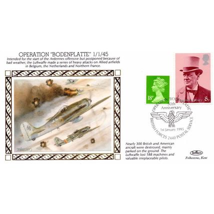 Operation Bodenplatte Military Ardennes War WW2 First Day Cover
