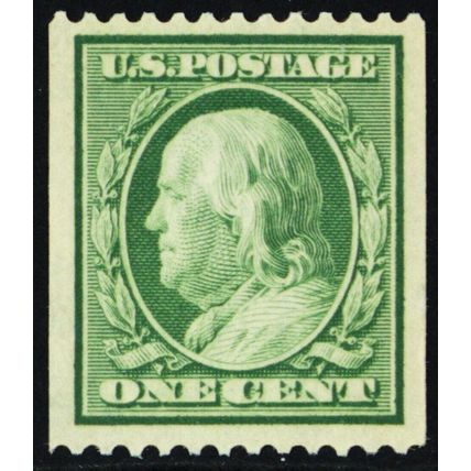 348, Mint VF/XF NH 1¢ Coil With Graded PSE Certificate - Stuart Katz