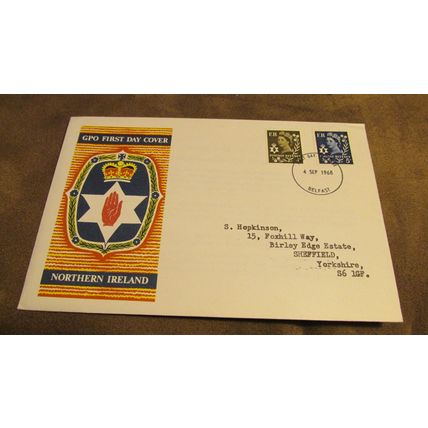 GPO 1968 GB Event cover - Northern Ireland Regional Definitives