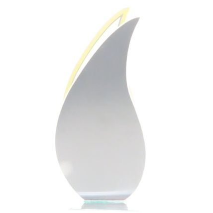 Husband Glass Memorial Tealight Holder Glass Double 20 CM with Verse Grief