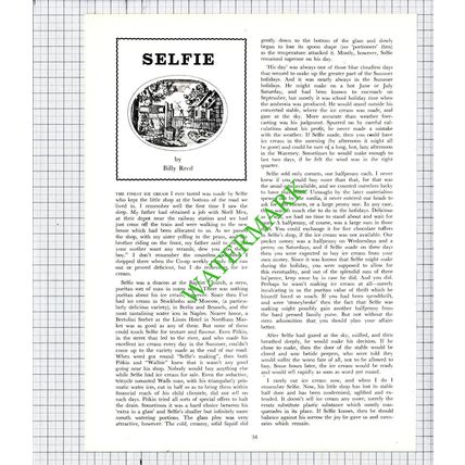 Selfie Ice Cream Suffolk Billy Reed -1975 Article