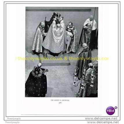 QUEEN IS CROWNED 1953, Book Illustration, 1953