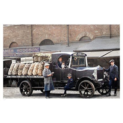 ptc8439 - Yorks' - James Hodgson, Fruit & Potato Merchant's Lorry - print 6x4