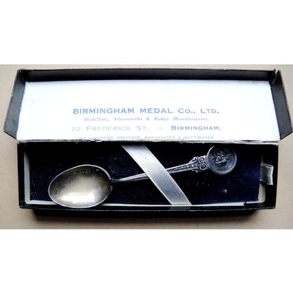 Motorcycle Team Trial Silver Hallmarked Spoon 1930