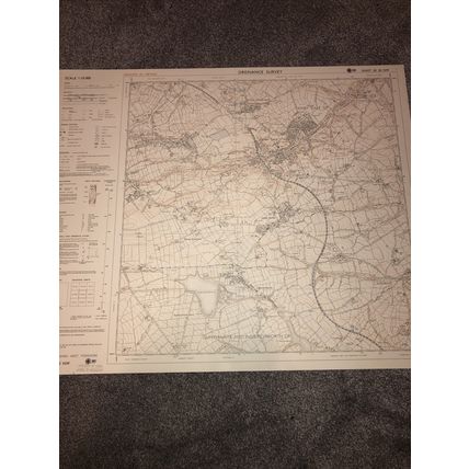 OS map 1:10000 Yorks, Sheet SE 20 NW 1985. Denby Dale, Ingbirchworth