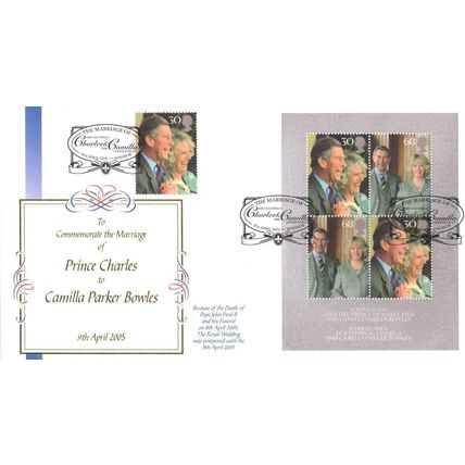 Prince Charles King Royal Wedding 2005 LTD EDN OF 25 FDC
