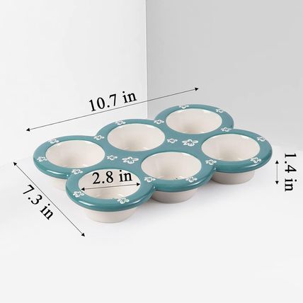 Wisenvoy Muffin Pan Cupcake Pan Ceramic Muffin Tin Cupcake Tin Popover Pan Muffi