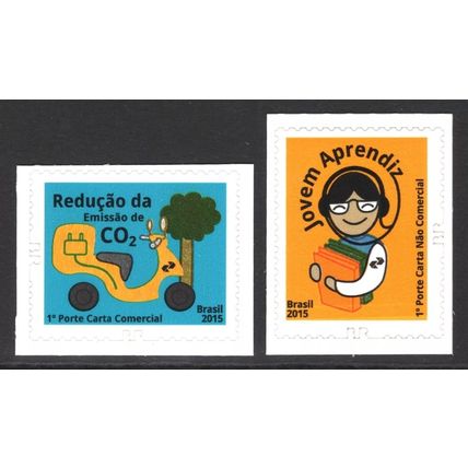 BRAZIL 2015: CO2 EMISSIONS REDUCTION/YOUNG APPRENTICE - 1Porte MNH (G16)