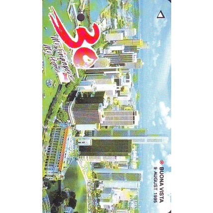 30th National Day Buona Vista 95 S'pore Transitlink Train/Bus Card