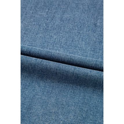 Dusk Blue Medium Wash Super Wide Leg Denim Pants