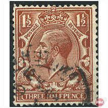 1924 SG420 1 1/2d Red-Brown Wmk B Cypher Very Fine Used